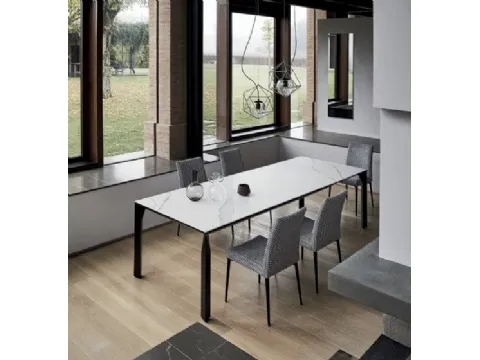 Table Mirage en supermarbre de Bontempi