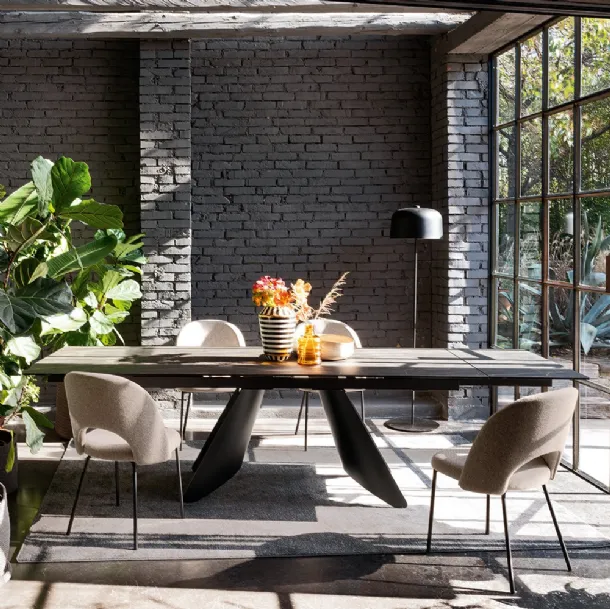 Table extensible Orion en céramique de Connubia