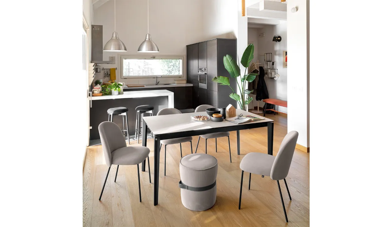 Table extensible Pentagon Fast de Connubia