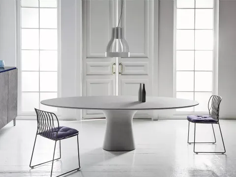 Table Podium en béton de Bontempi