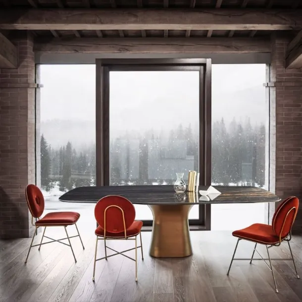 Table en SuperMarmo Podium de Bontempi