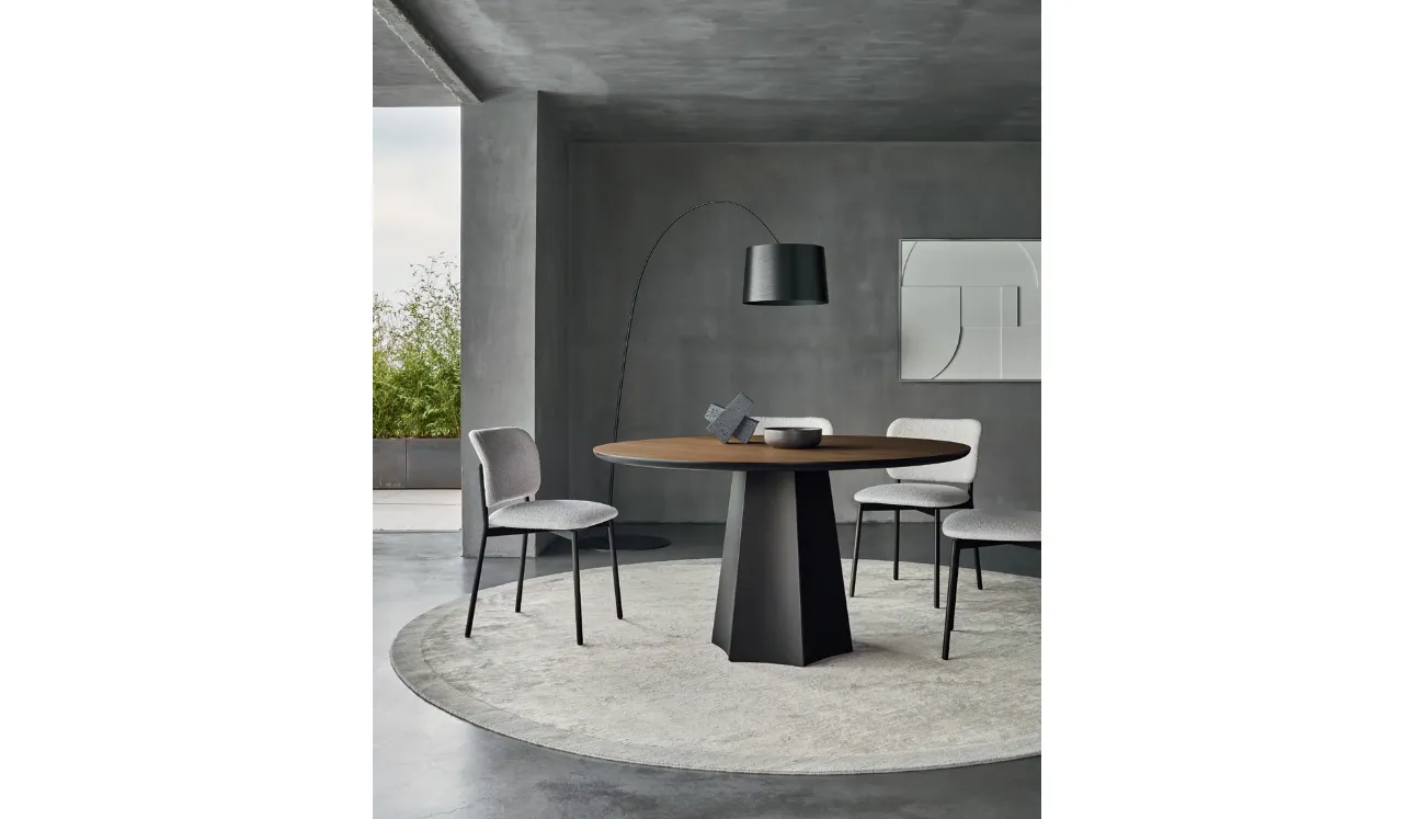 Table ronde Poliedro de Sangiacomo