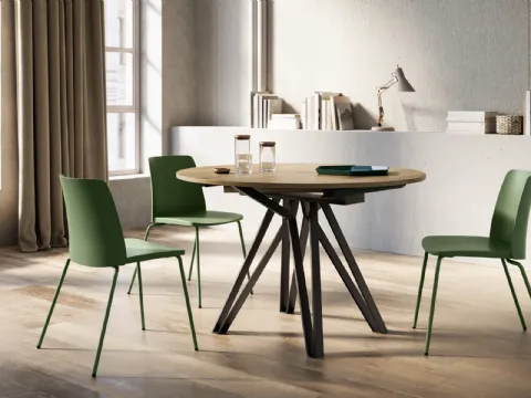 Table ronde extensible York de Arredo3