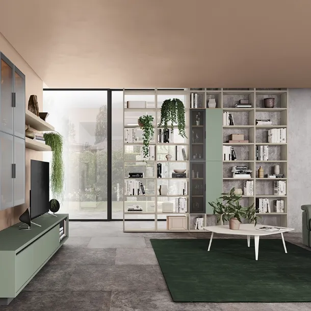 Bibliothèque Golf Infinity U09 de Colombini Casa