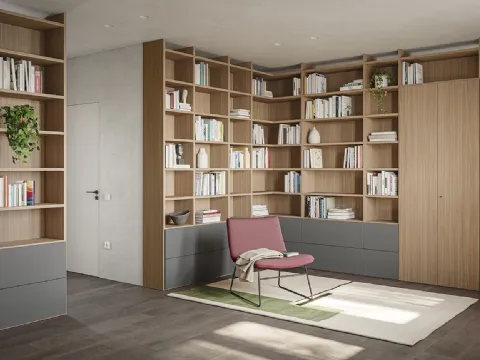 Bibliothèque Golf Infinity U116 de Colombini Casa