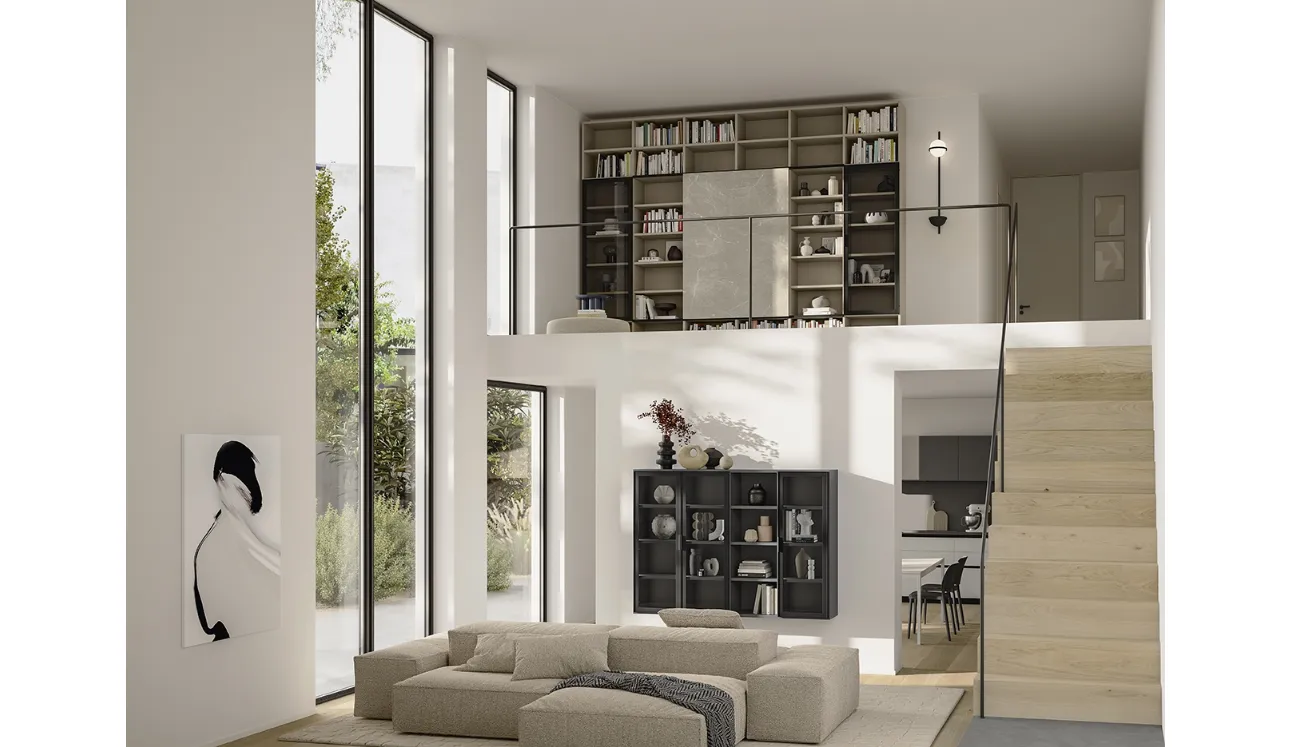 Bibliothèque Infinity L108 de Colombini Casa
