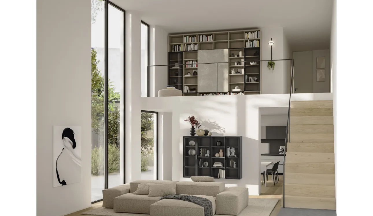 Librairie Night & Day et Golf Infinity L03NS de Colombini Casa