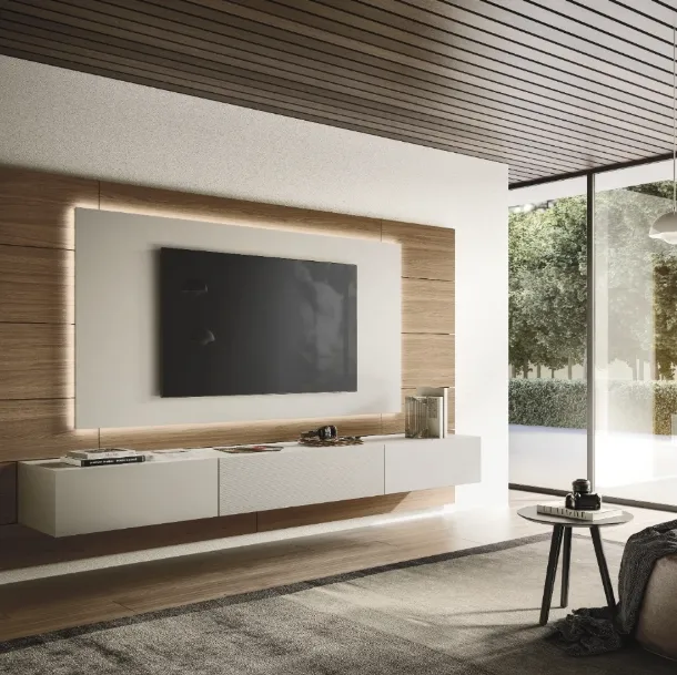 Meuble TV mural Ciak de Sangiacomo