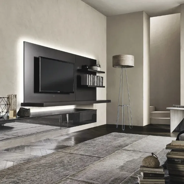 Meuble TV Panneau TV par Sangiacomo