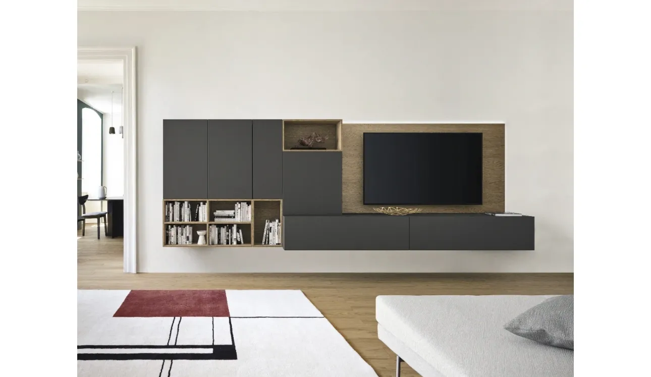 Meuble TV avec panneau TV de Sangiacomo