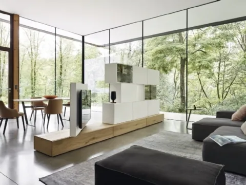 Meuble TV Unité de rangement Roto Lampo de Sangiacomo