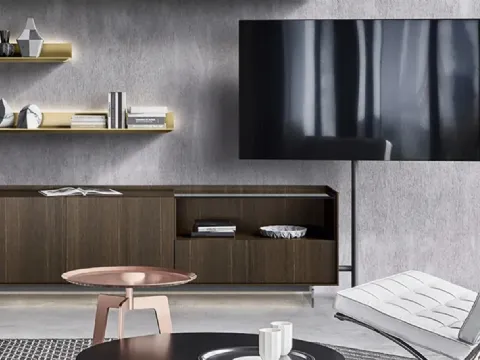 Meuble télé en chêne de Sangiacomo