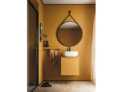 Meuble de salle de bain suspendu Decor Cozy yellow d'Ar