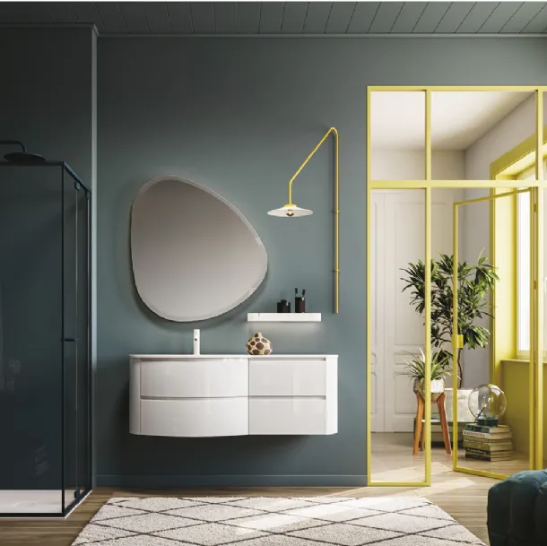 Meuble de salle de bain suspendu Fusion 44 d'