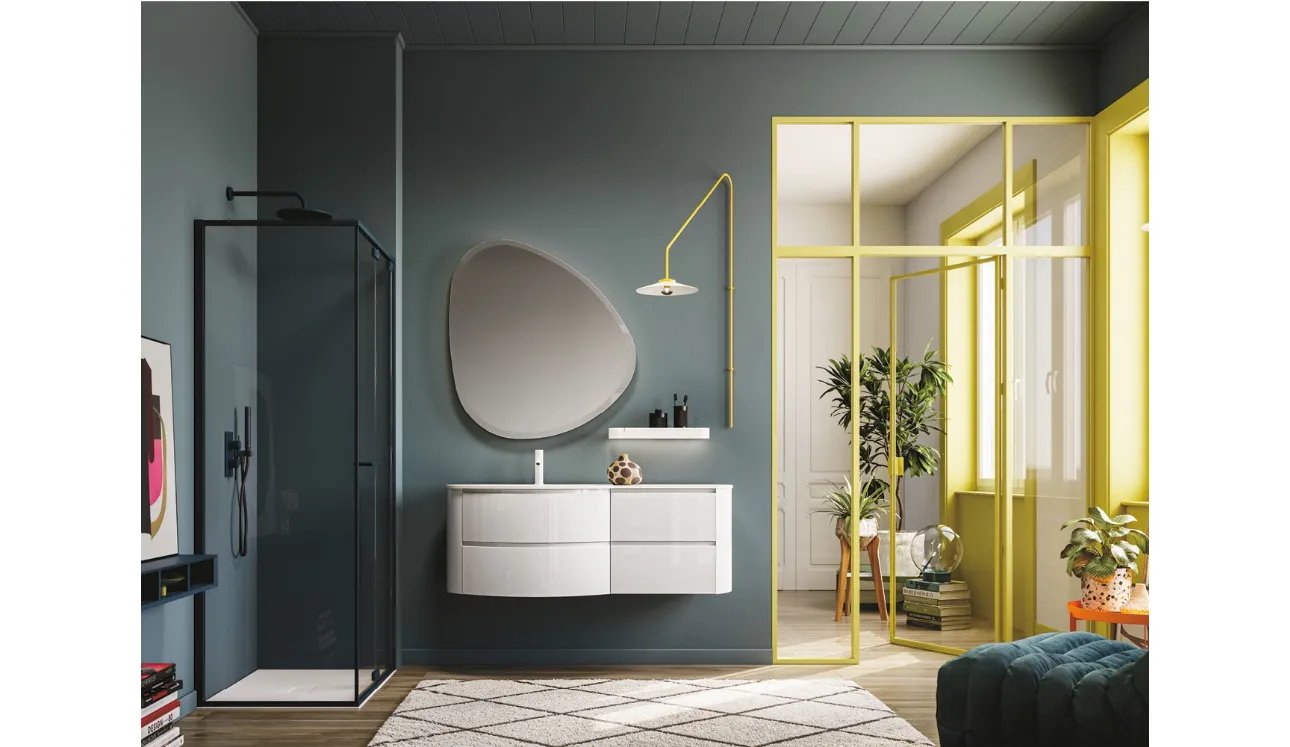 Meuble de salle de bain suspendu Fusion 44 d'