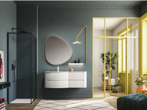 Meuble de salle de bain suspendu Fusion 44 d'