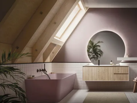 Meuble de salle de bain suspendu Ho-me plus 45 24