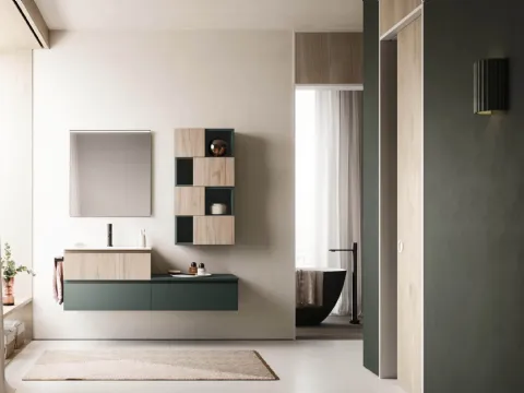 Meuble de salle de bain suspendu Ho-me plus 45 29