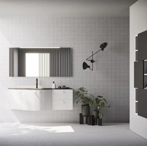 Meuble de salle de bain Ho-me plus courbe 57