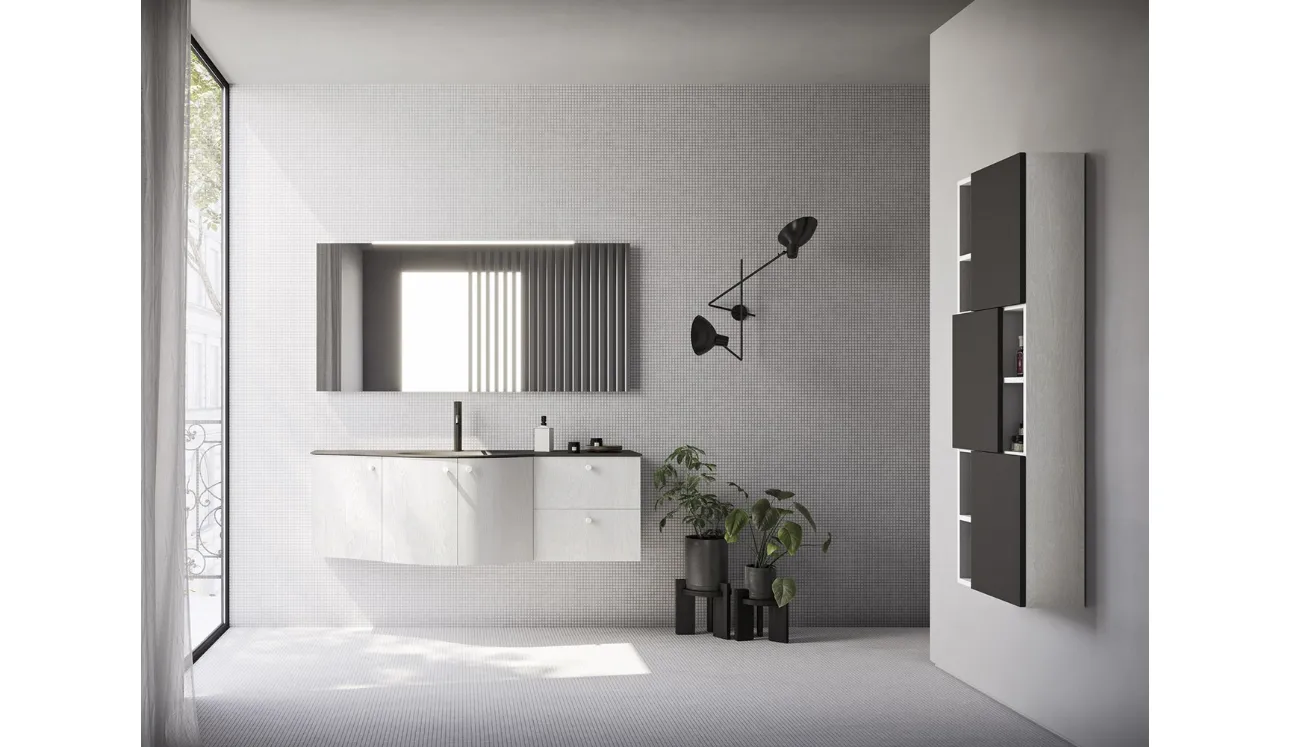 Meuble de salle de bain Ho-me plus courbe 57