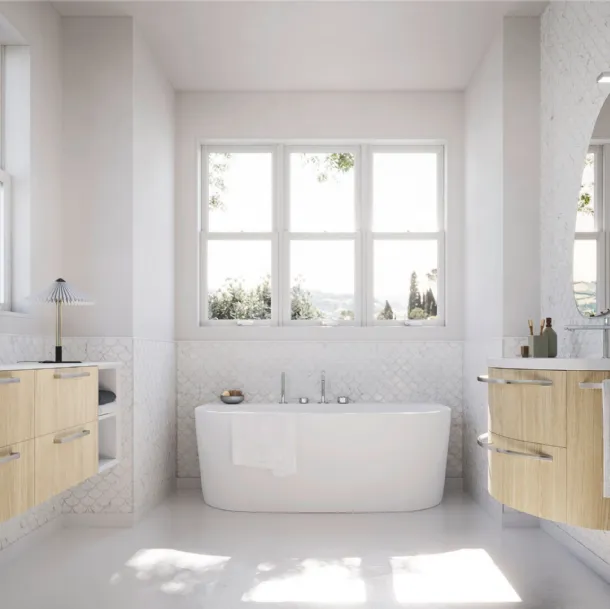 Meuble de salle de bains Ho-me plus courbé 59