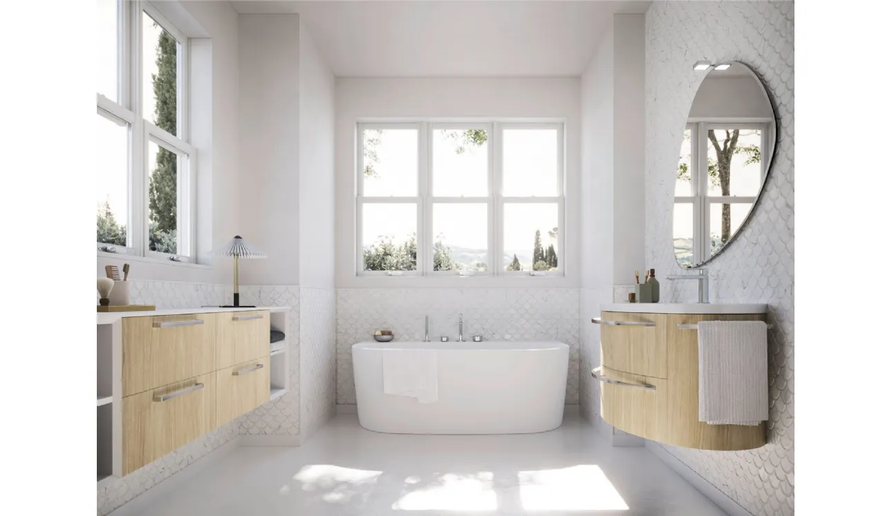 Meuble de salle de bains Ho-me plus courbé 59