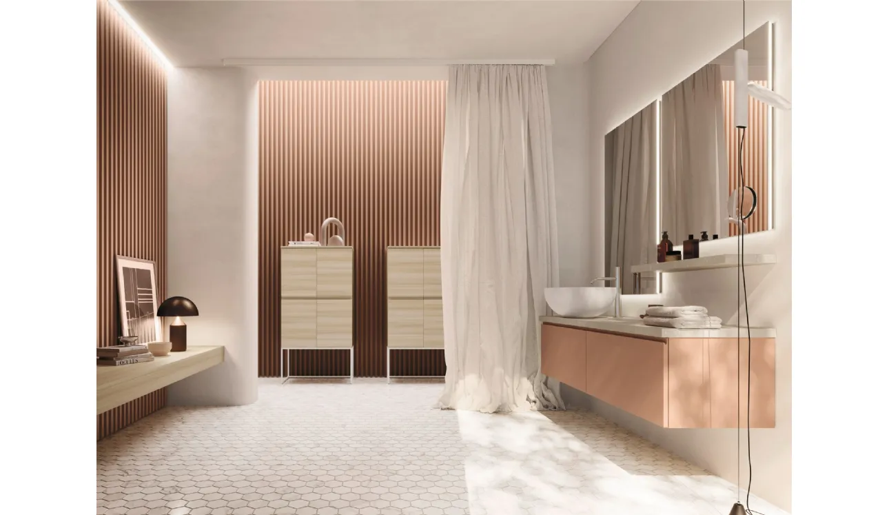 Meuble de salle de bain suspendu Ho-me plus J 42 laqué d'