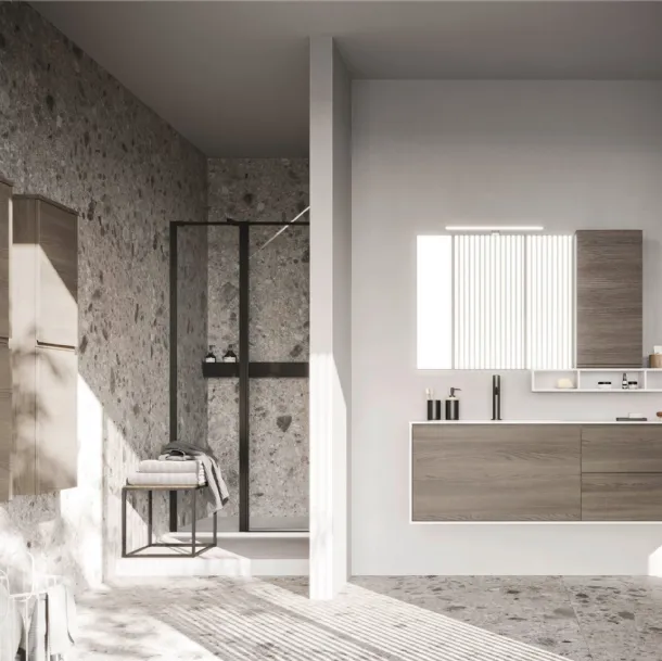 Meuble suspendu pour salle de bain Ho-me plus J 48 d