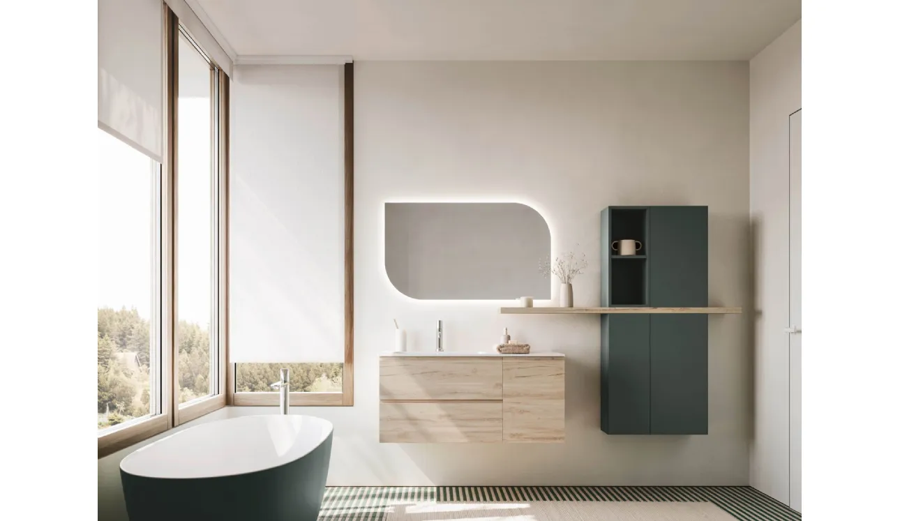 Meuble de salle de bain suspendu Ho-me plus J 50 d