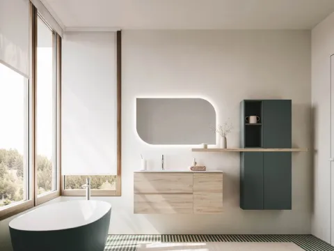 Meuble de salle de bain suspendu Ho-me plus J 50 d