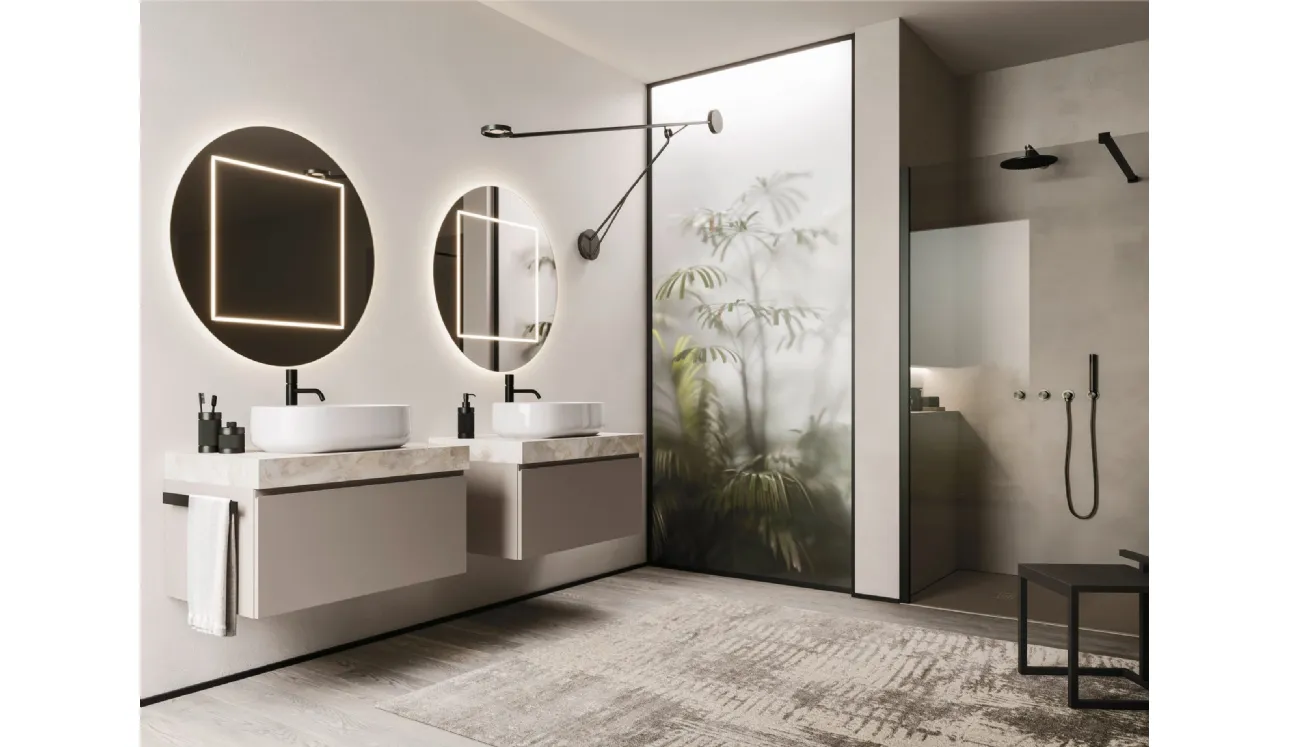 Meuble de salle de bain suspendu Ho-me plus J 55 laqué par Ar