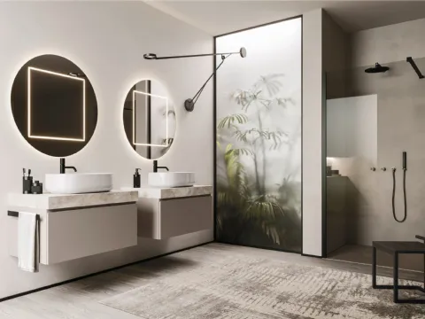 Meuble de salle de bain suspendu Ho-me plus J 55 laqué par Ar
