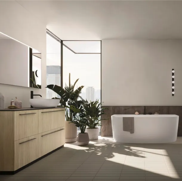 Meuble de salle de bain au sol Ho-me plus lisse 43 d