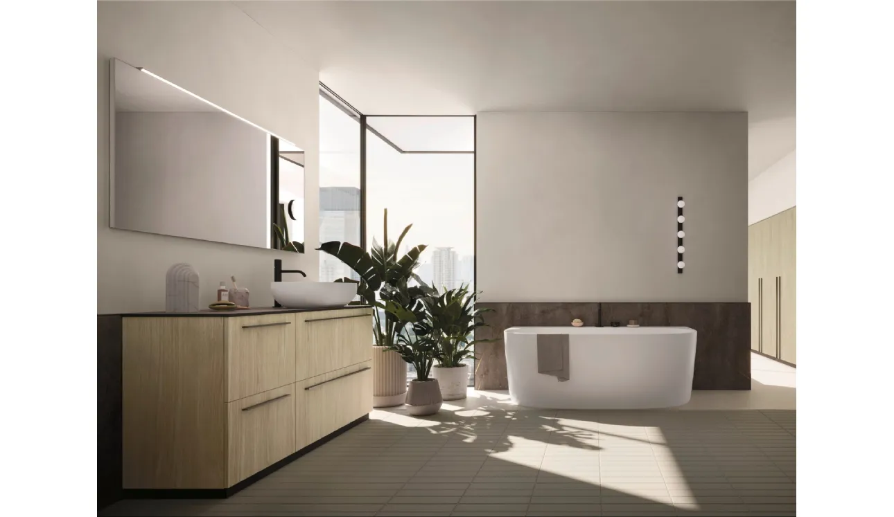 Meuble de salle de bain au sol Ho-me plus lisse 43 d