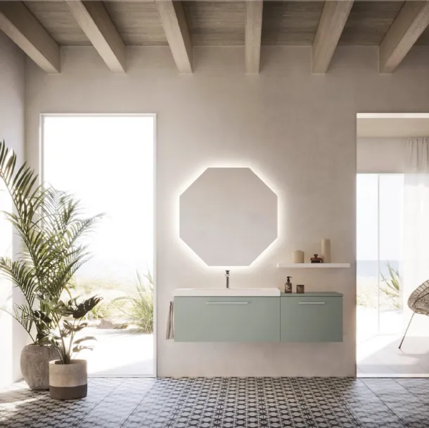 Meuble de salle de bain lisse Ho-me plus 44 d