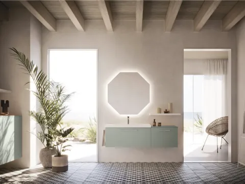 Meuble de salle de bain lisse Ho-me plus 44 d