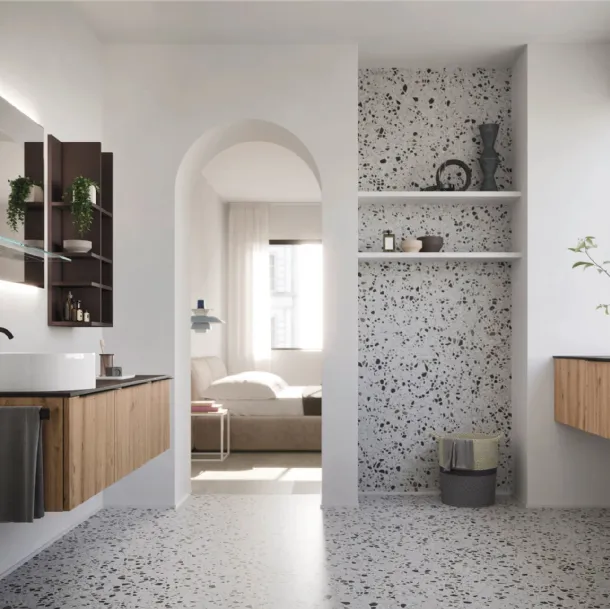 Meuble de salle de bain suspendu Ho-me plus lisse 51 par