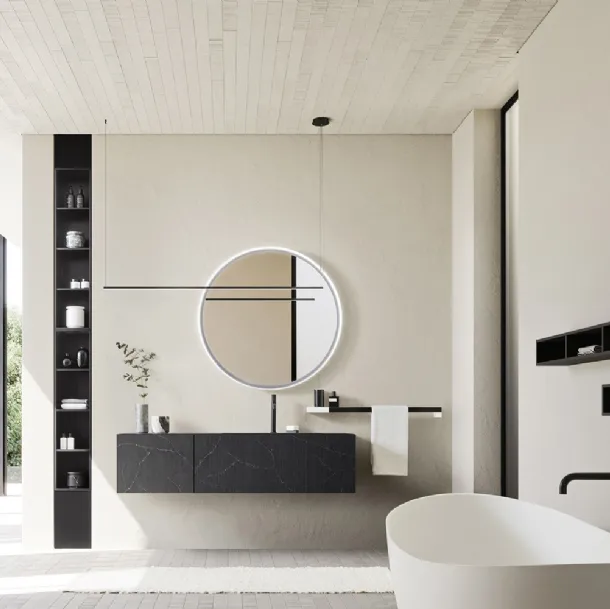 Meuble de salle de bain suspendu Luxor 07