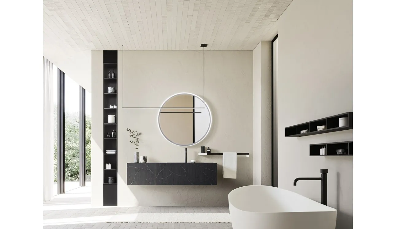 Meuble de salle de bain suspendu Luxor 07