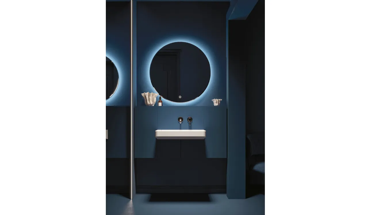 Meuble suspendu pour salle de bain gain de place Over 04 d'