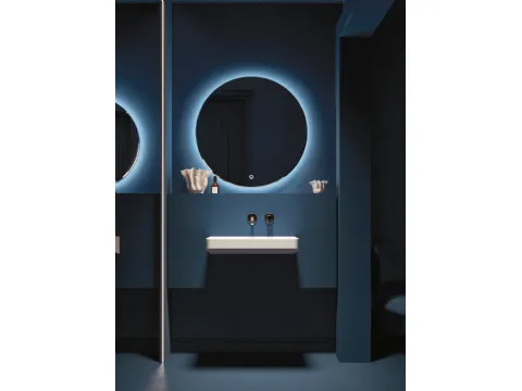 Meuble suspendu pour salle de bain gain de place Over 04 d'