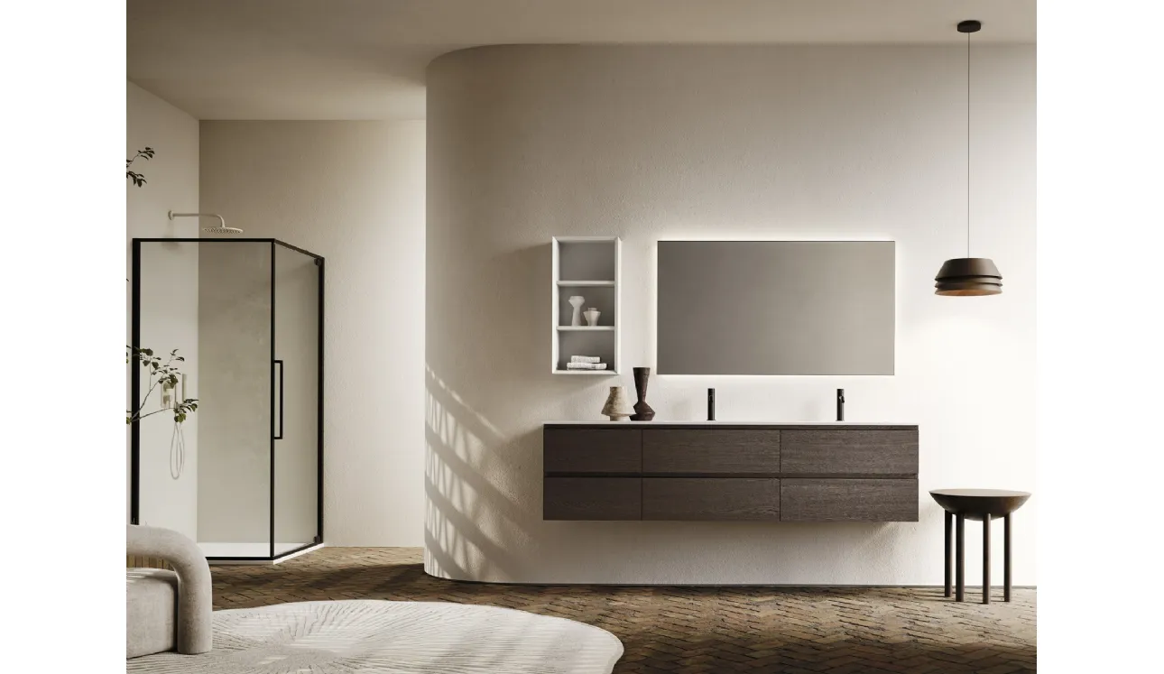 Meuble de salle de bain suspendu Sky Gola 39