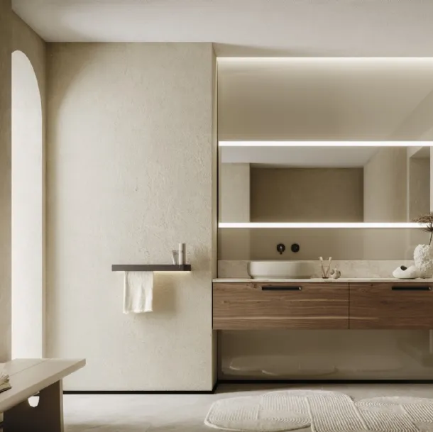 Meuble de salle de bain suspendu Sky Pregiati 40