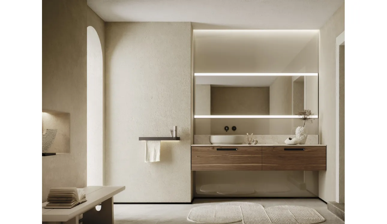 Meuble de salle de bain suspendu Sky Pregiati 40