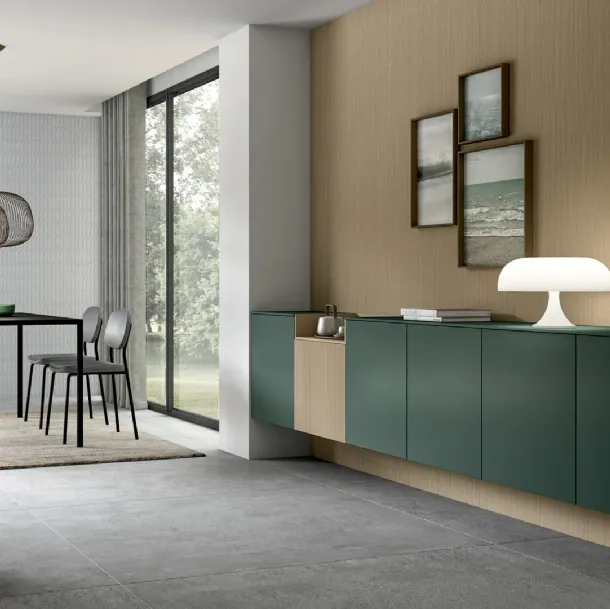 Meuble suspendu Living Glass d'Arredo3