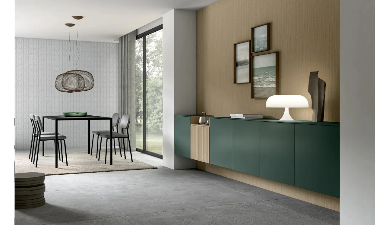 Meuble suspendu Living Glass d'Arredo3
