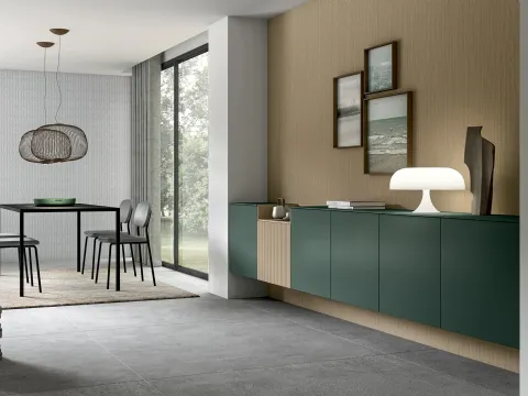 Meuble suspendu Living Glass d'Arredo3