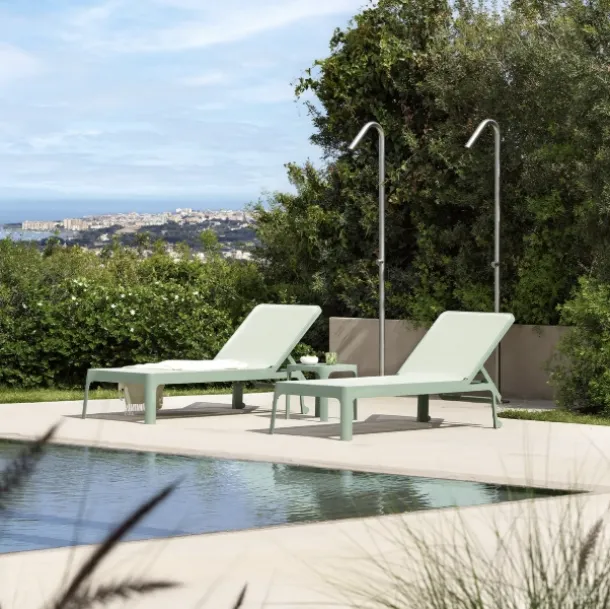 Transat Plano en polypropylène et tissu synthétique de Nardi.