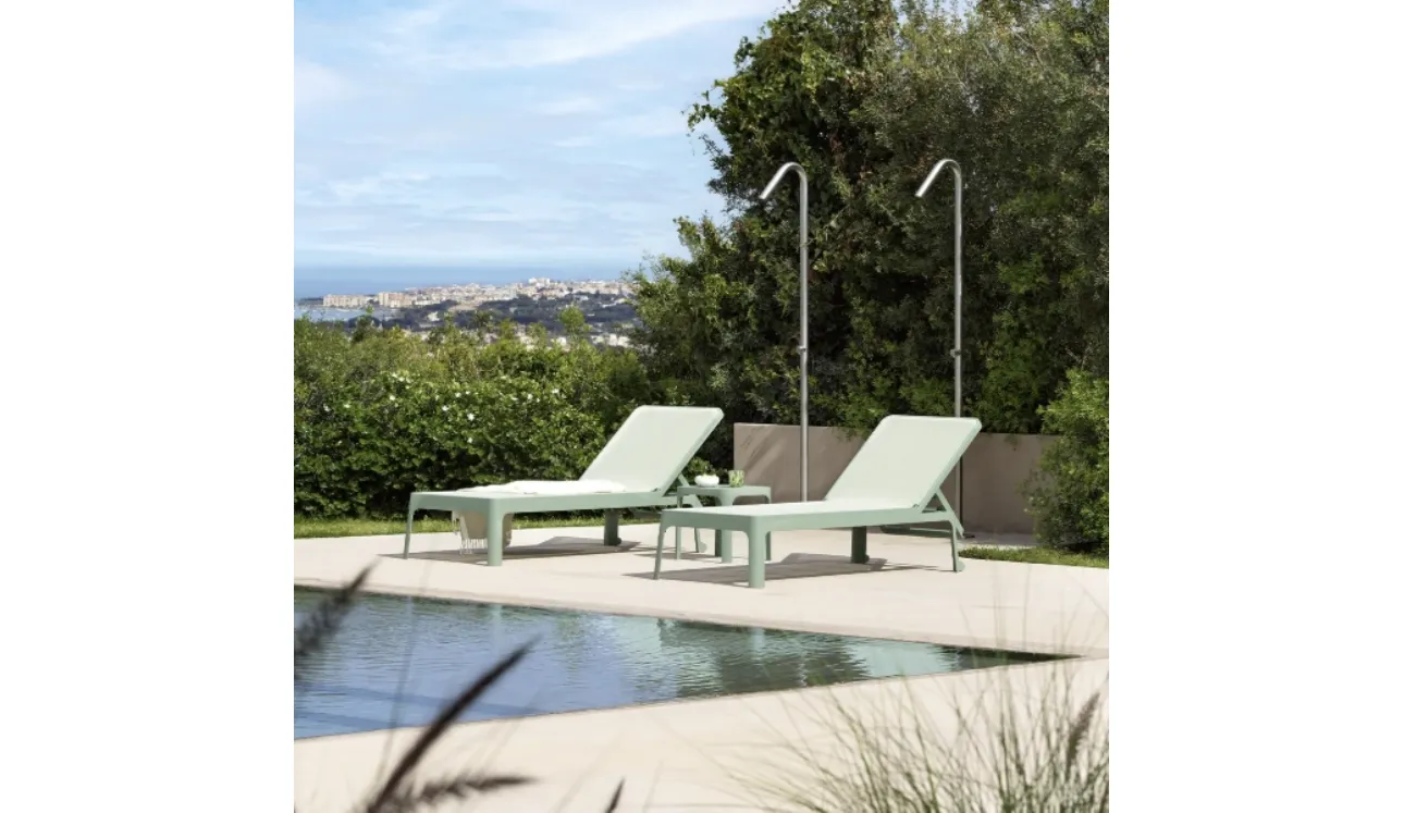 Transat Plano en polypropylène et tissu synthétique de Nardi.