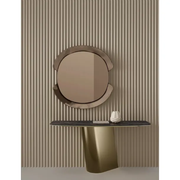 Meuble d'entrée Kimono Console avec dessus en SuperMarmo de Bontempi